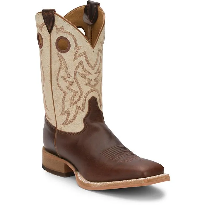 Justin Mens Caddo Bent Rail Square Toe Western Boots Style BR776