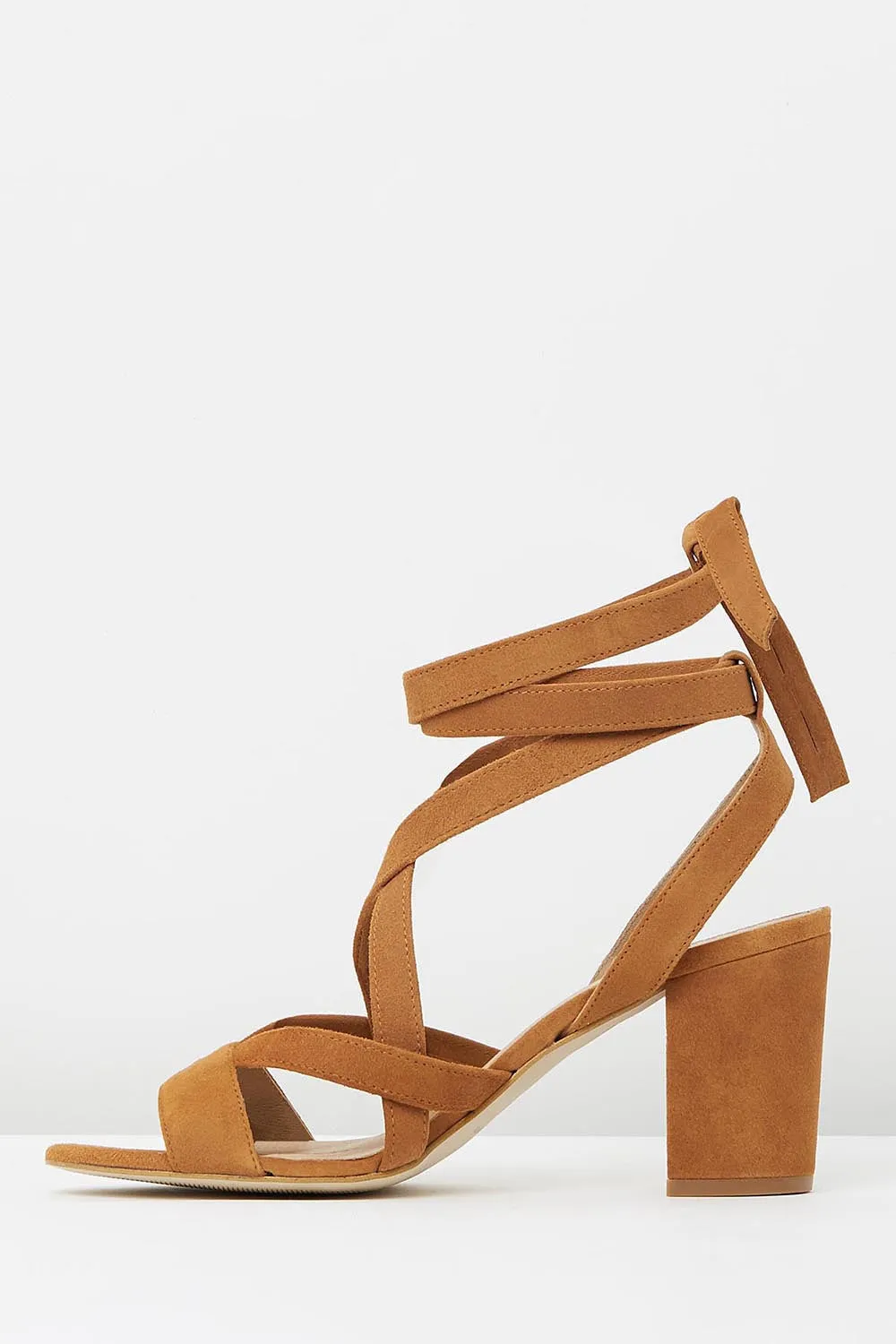 Lace up Mid Heel