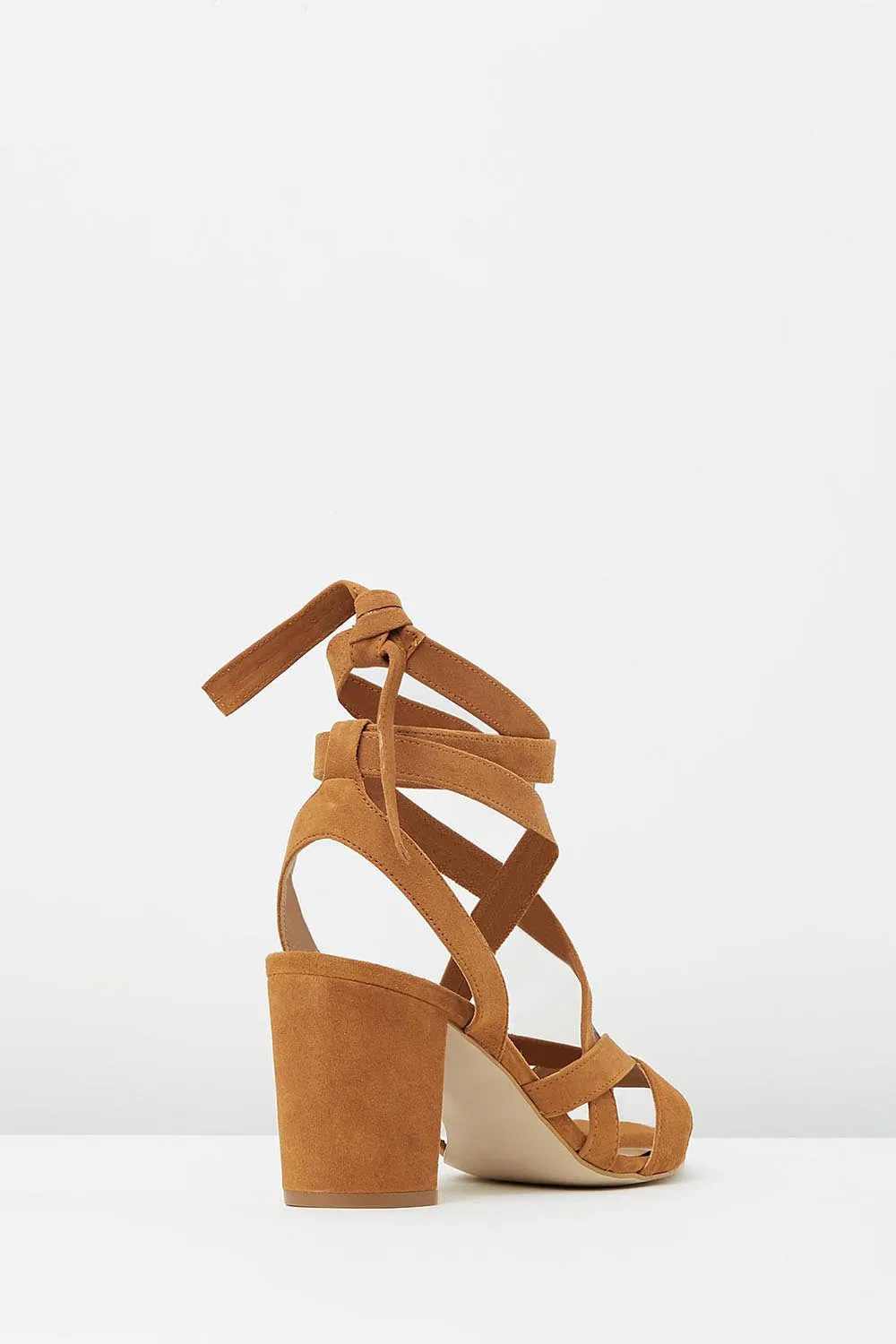 Lace up Mid Heel