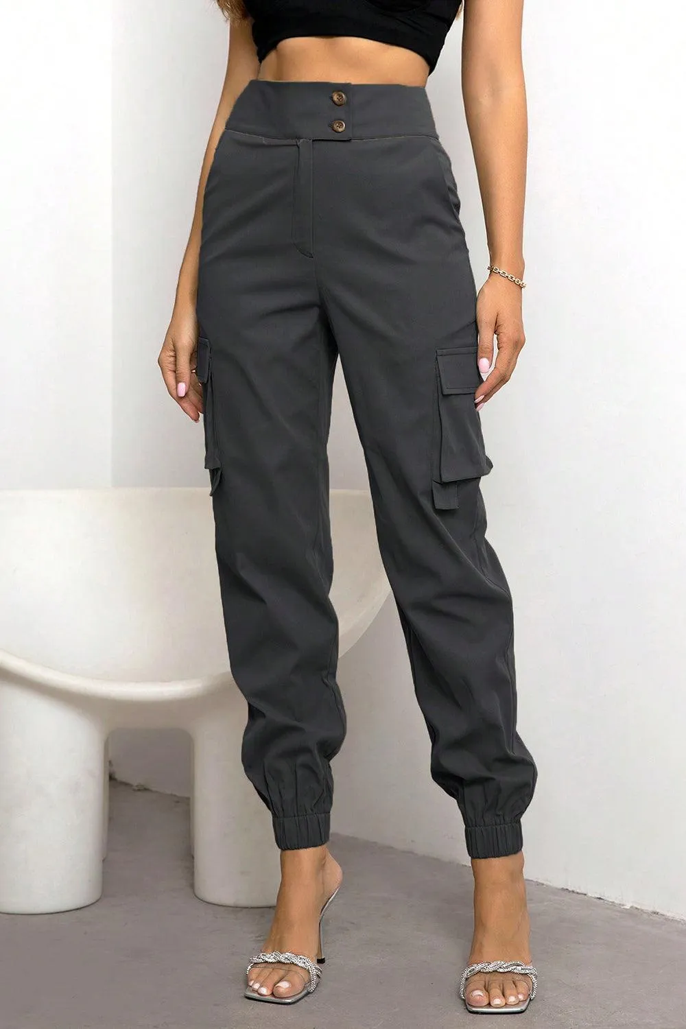 Lady Adventurer High Waist Jogger Cargo Pants