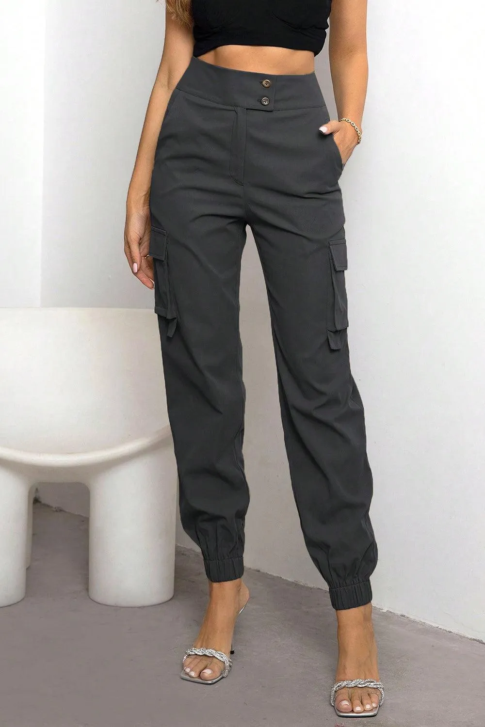 Lady Adventurer High Waist Jogger Cargo Pants