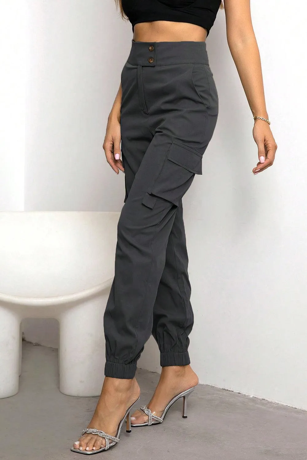 Lady Adventurer High Waist Jogger Cargo Pants