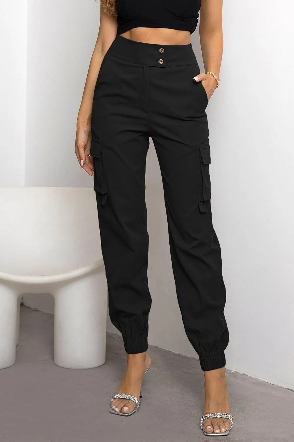 Lady Adventurer High Waist Jogger Cargo Pants