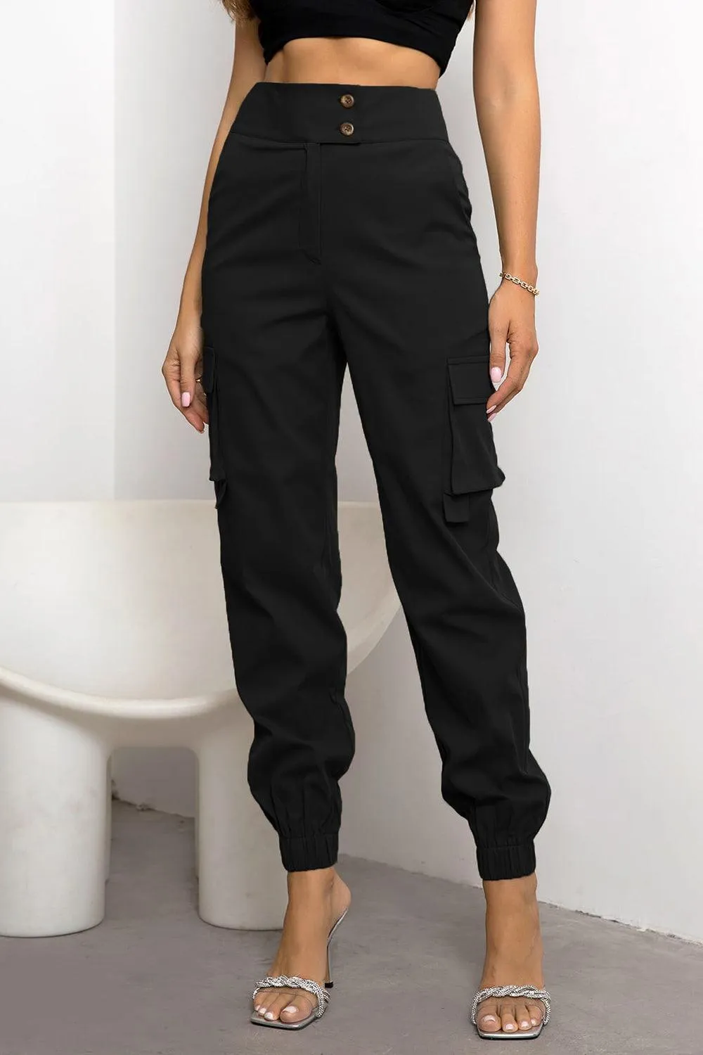 Lady Adventurer High Waist Jogger Cargo Pants
