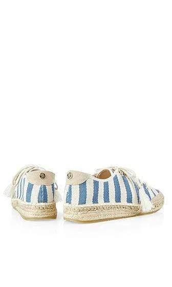 Marc Cain S Striped espadrille sneakers Regatta NB SI.02 W09 360