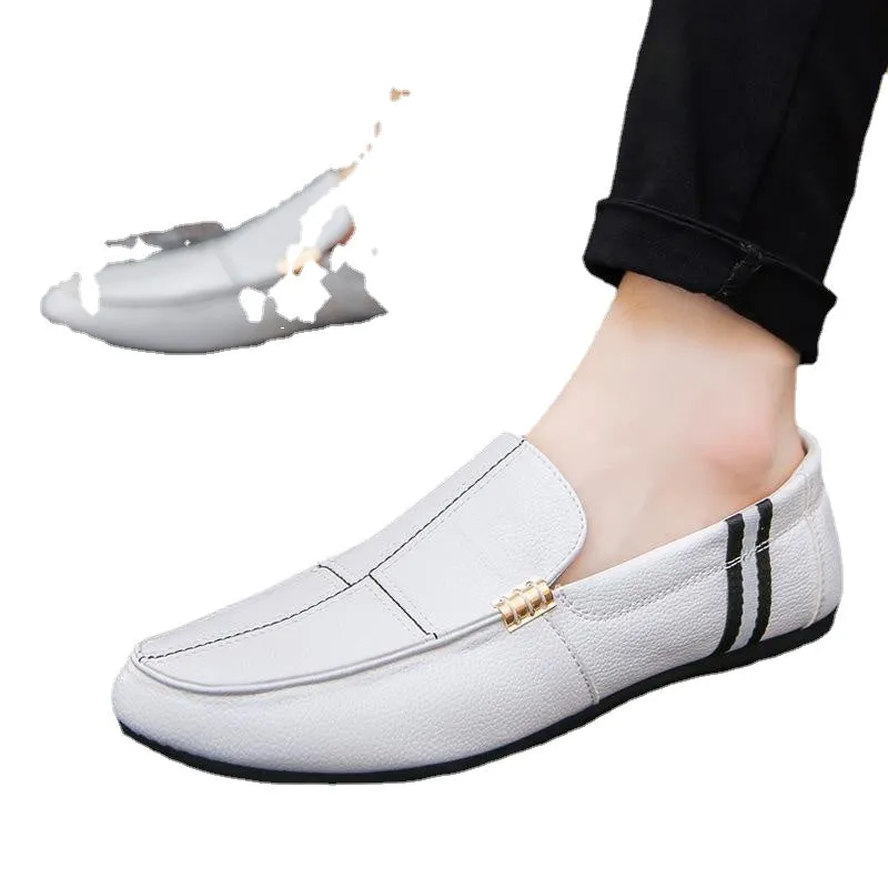 men's lazy shoes stripes low to help shoes