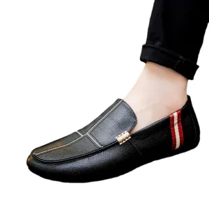 men's lazy shoes stripes low to help shoes