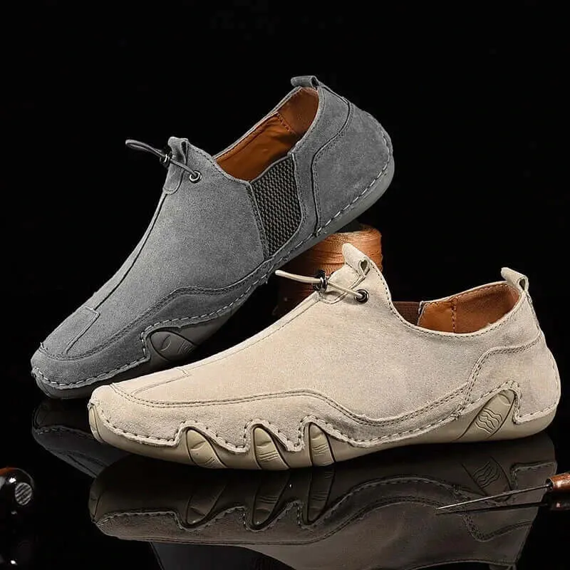 Men's Leather Loafers - Smart Casual Shoes
