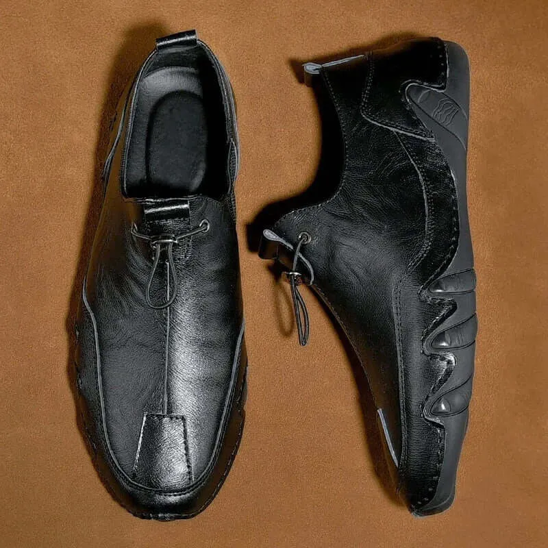 Men's Leather Loafers - Smart Casual Shoes