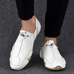 Men's Leather Loafers - Smart Casual Shoes