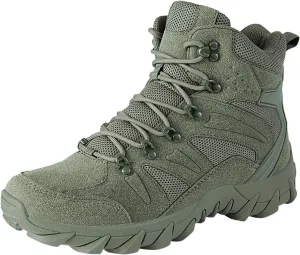 Mens Snow Boots Fully Fur Lined Winter Boots Lace Up Water Resistant Anti Slip Outdoor Lightweight Casual Climbing Shoes Hiking Shoes Work Trekking Boot
