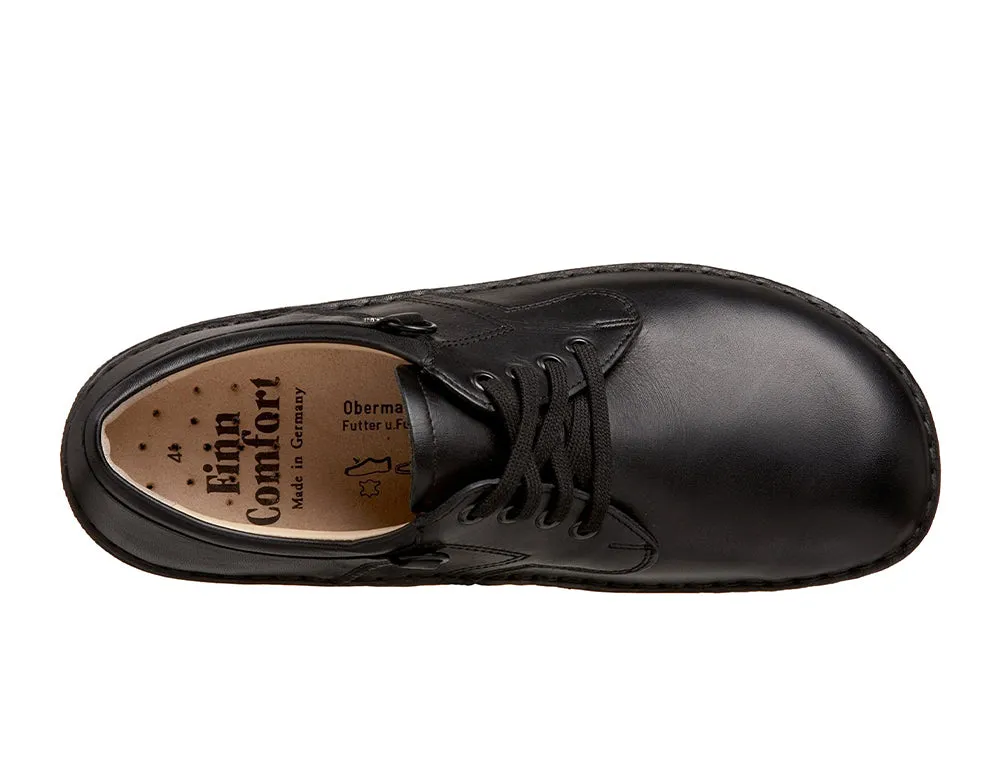 Mens Wide Vaasa Schwarz Shoes