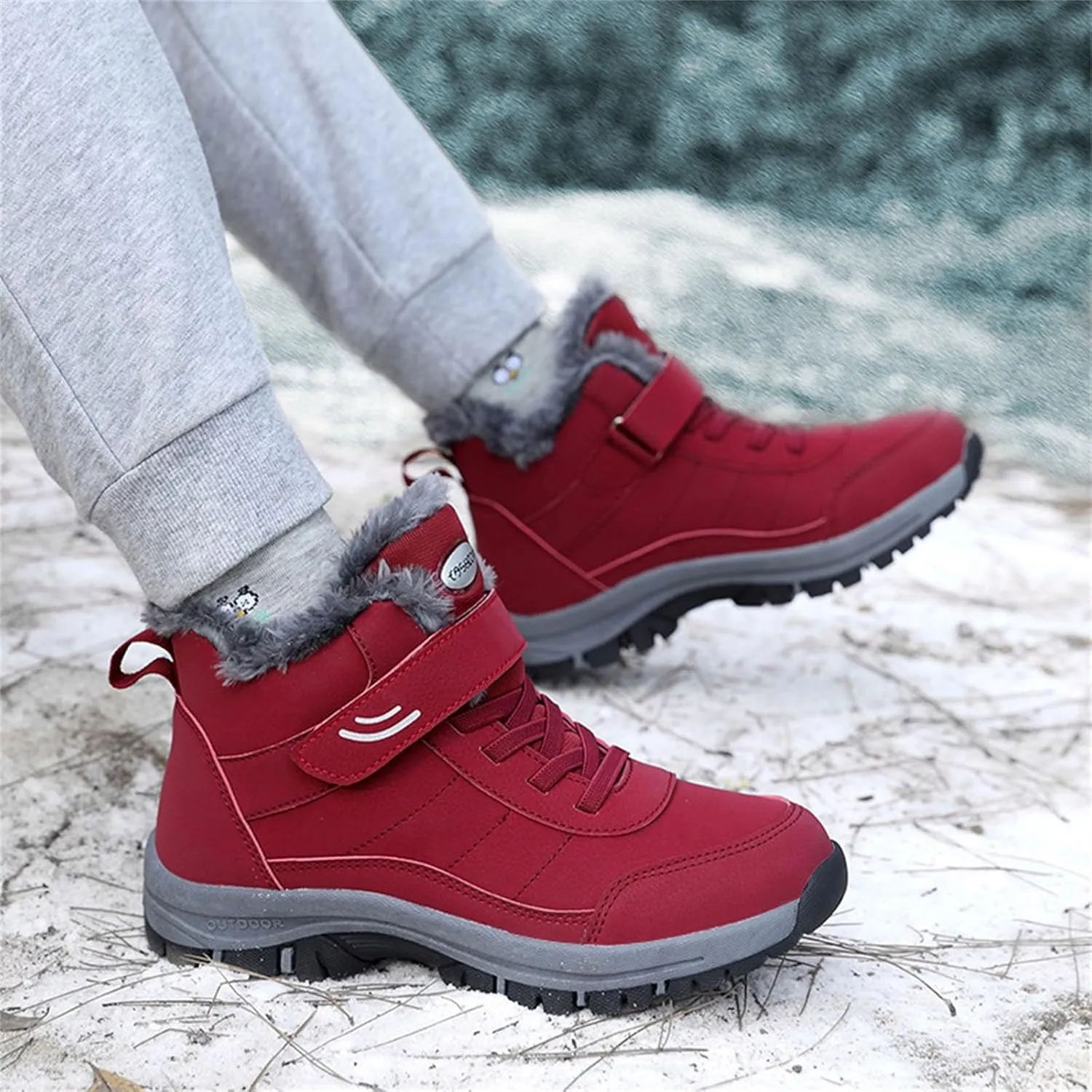Men's Work Boots Non Steel Toe Hiking Sneakers Boot with Comfort Womens Safety Shoes Comfortable Waterproof Platform Shoes Work Hike Grounded Footwear