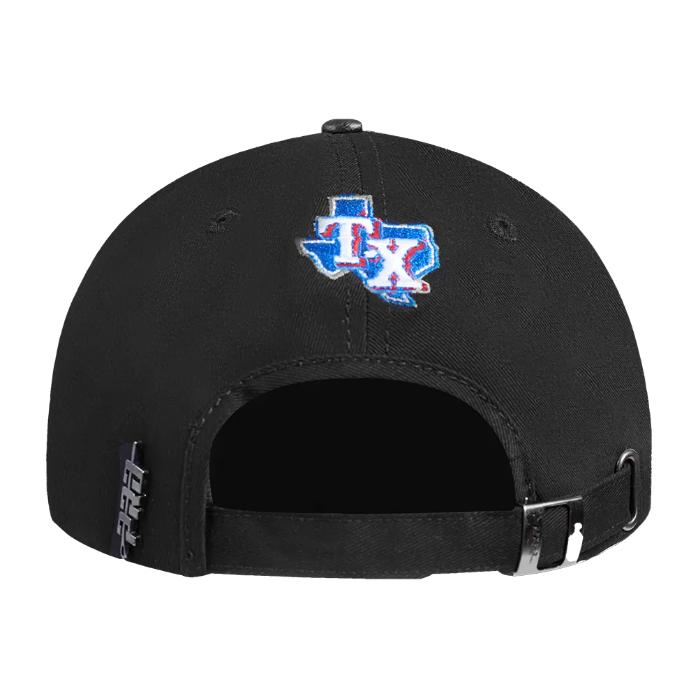 MLB TEXAS RANGERS JEWELS WOMEN'S DAD HAT (BLACK)