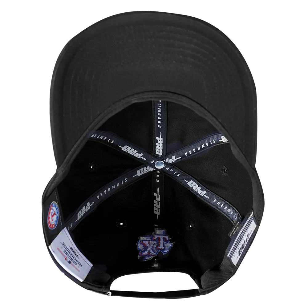 MLB TEXAS RANGERS JEWELS WOMEN'S DAD HAT (BLACK)