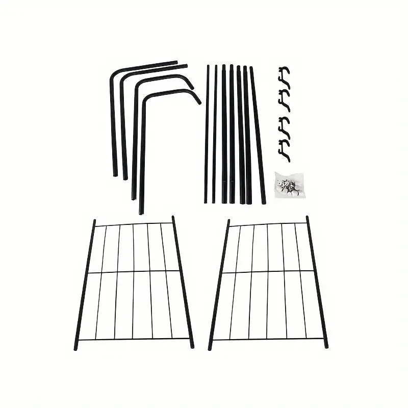 Multifunctional Clothes and Shoe Rack Clothes Coat Rail Garment Dress Hanging Rack