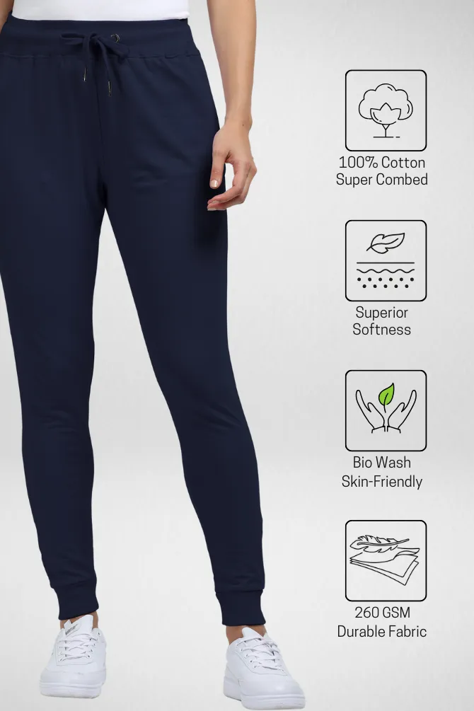 Navy Blue Jogger For Women