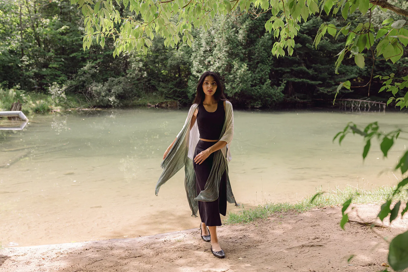 Nevaeh Sage Green Ombre Cover Up