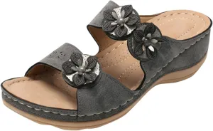 Orthopedic Sandals with Back Strap for Woman Dressy Orthotic Dress Sandals for Women Orthopedic Comfortable Womens Sandals Orthopedic Ladies Memory Foam Slippers Sandals Size 11 Wide Womens