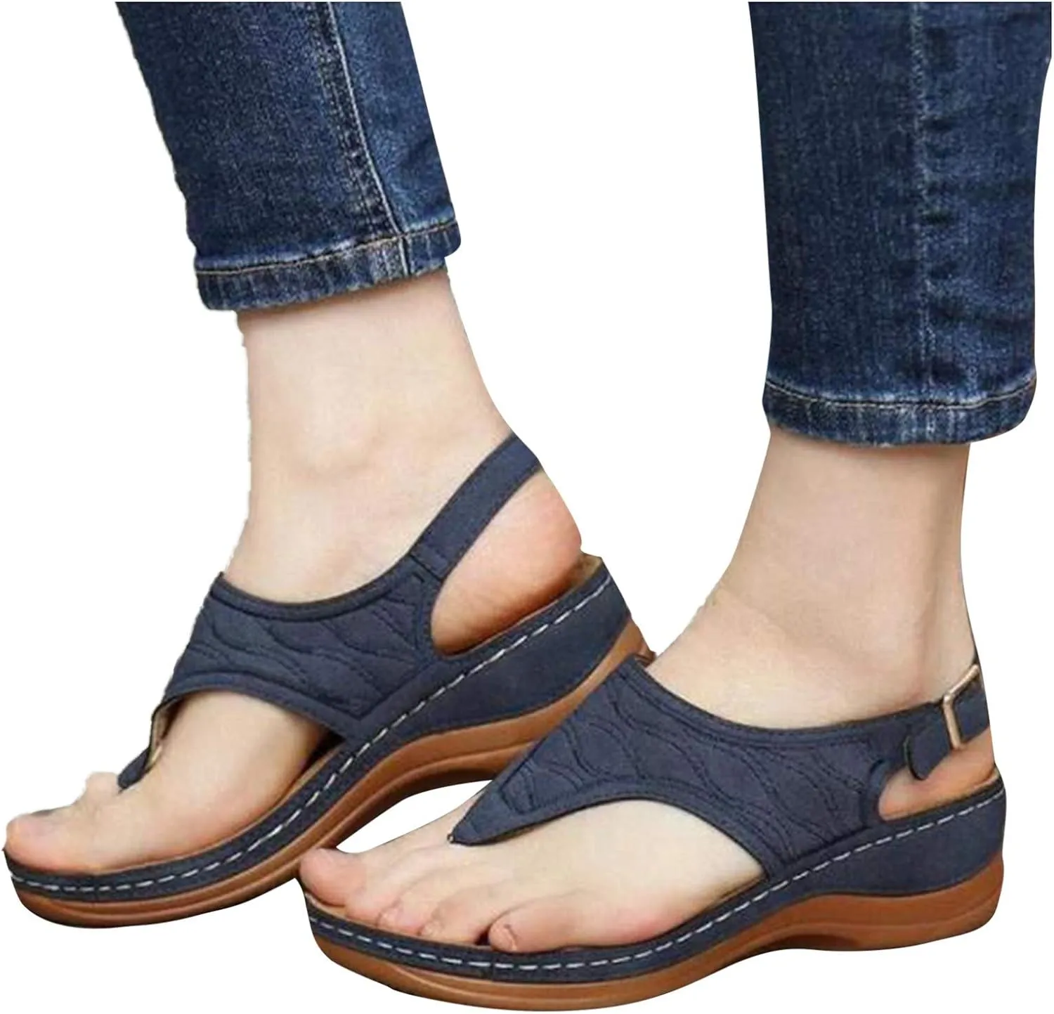 Orthopedic Slippers with Heel Back Orthopedic Women's Flat Sandals Arch Support Womens Flip Flops Orthotic Womens Slip On Wedge Sandals Comfortable High Arch Orthopedic Comfortable Ladies Sandals