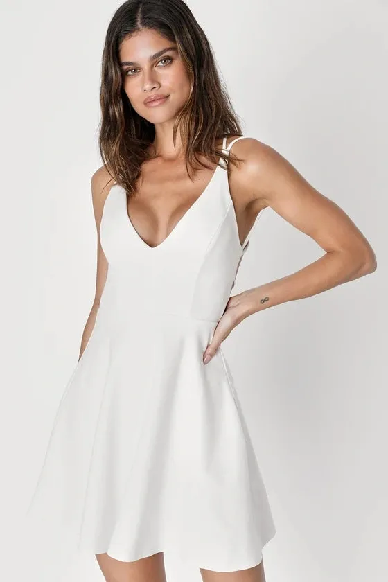 Plain Bodycon Mini Dresses