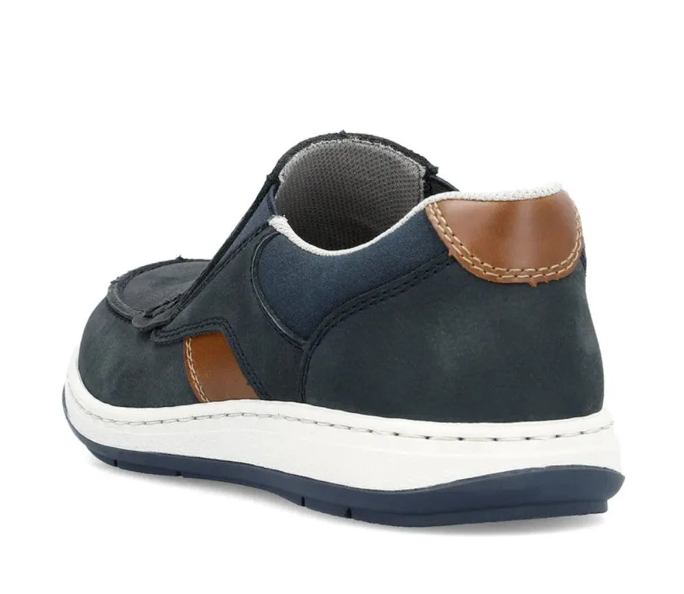 Rieker Mens Shoe Extra Wide 17368-14 Blue