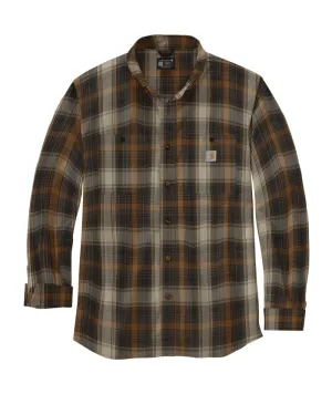 Rugged Flex Relaxed Fit Lightweight Long-Sleeve Shirt - Black