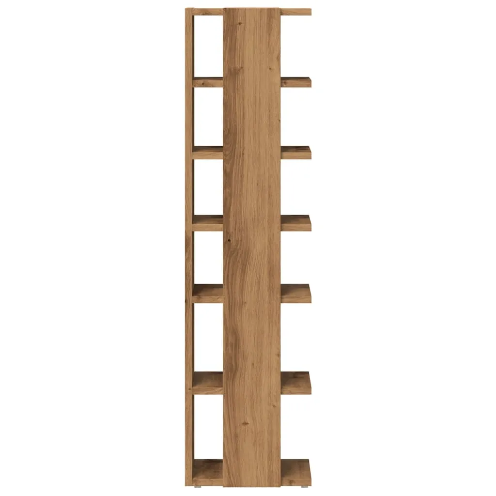 Shoe Cabinets 2 pcs Artisan Oak 28x27x102 cm Engineered Wood