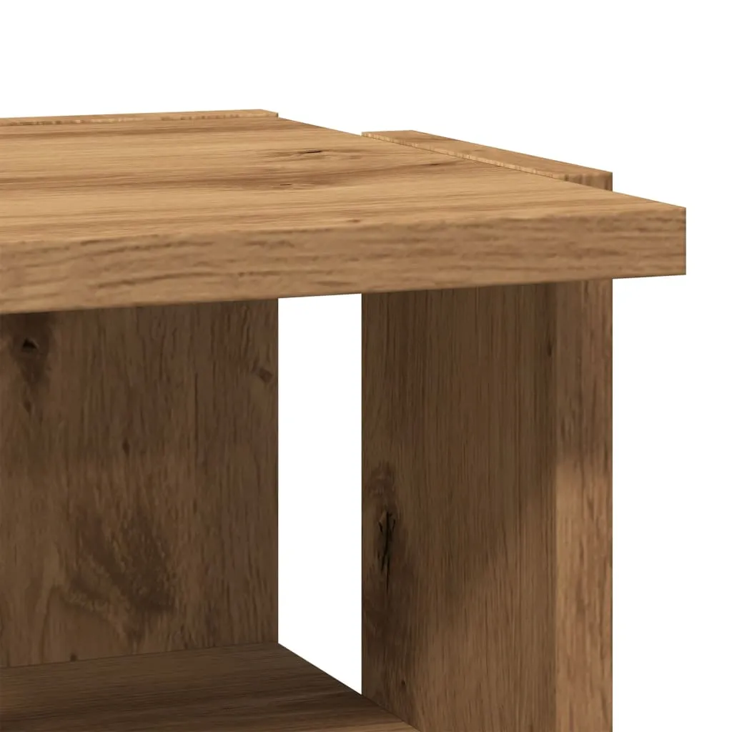 Shoe Cabinets 2 pcs Artisan Oak 28x27x102 cm Engineered Wood