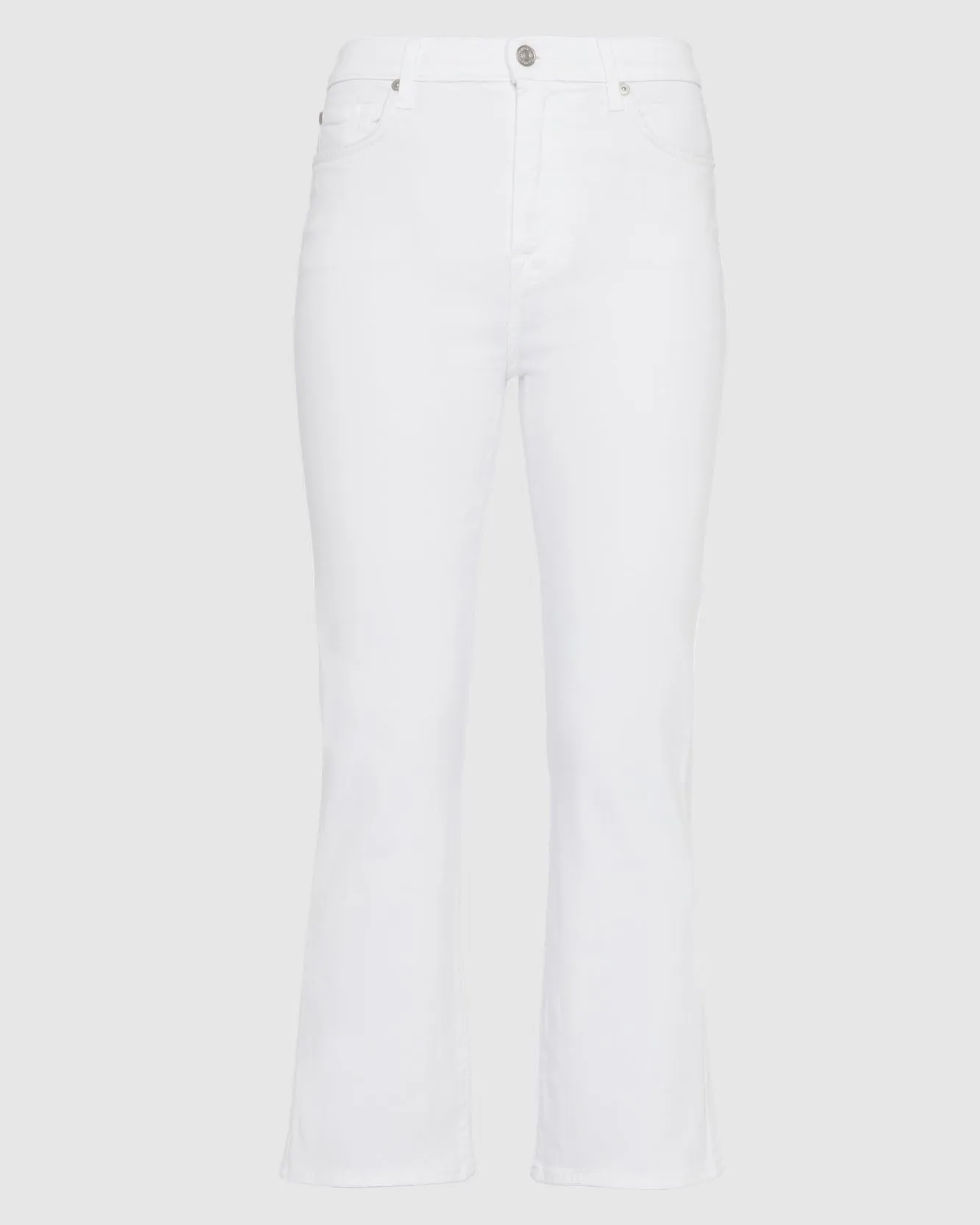 Slim Illusion High Waist Slim Kick in Luxe White