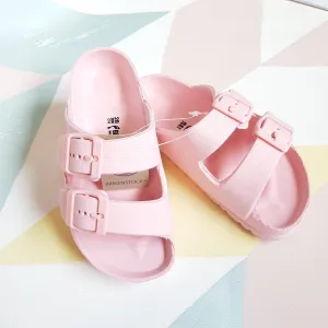 Slip-on Adjustable & Lightweight Slippers - Pink