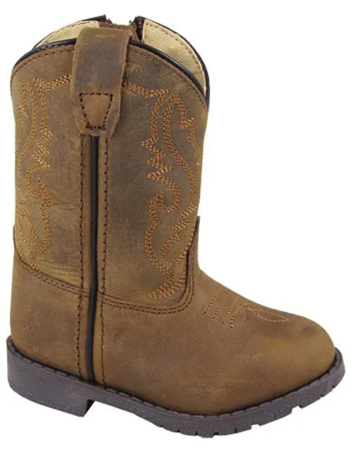 Smoky Mountain Toddler Hopalong Distressed Brown Boots