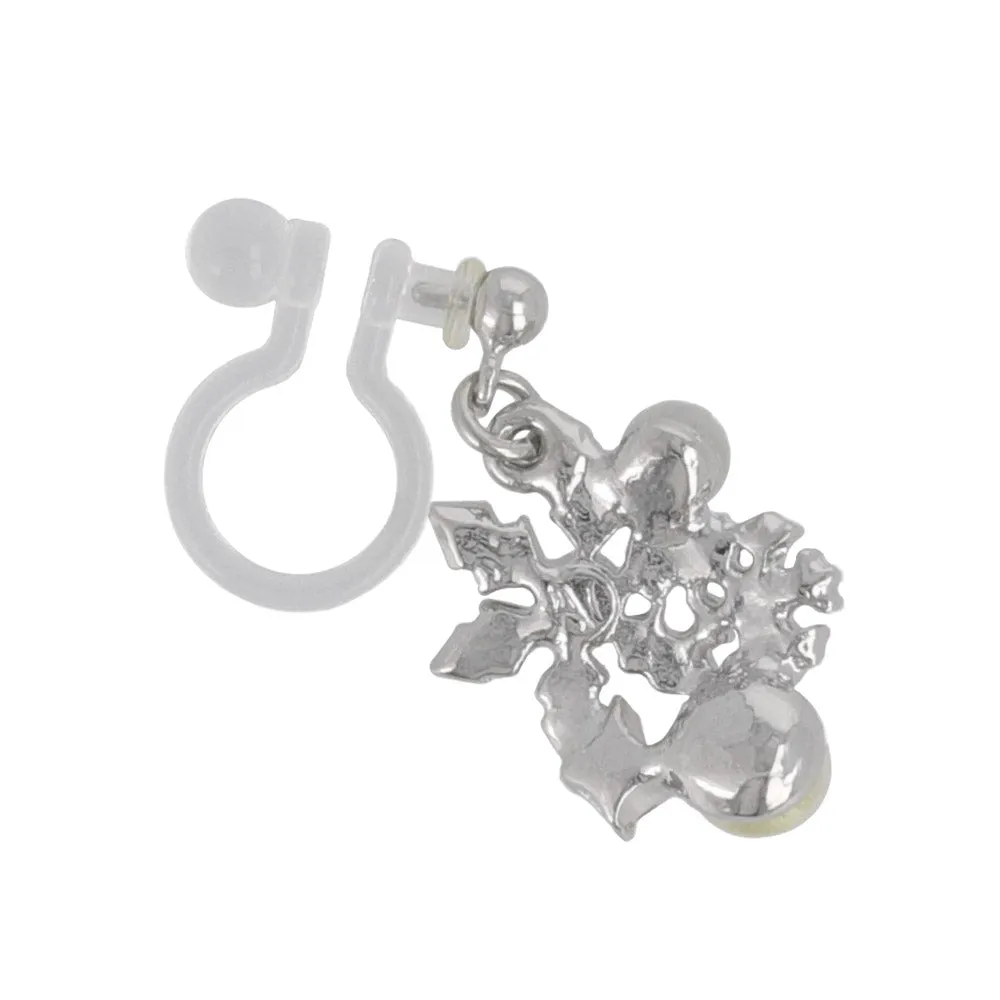 Snowflake Cluster Invisible Clip Ons