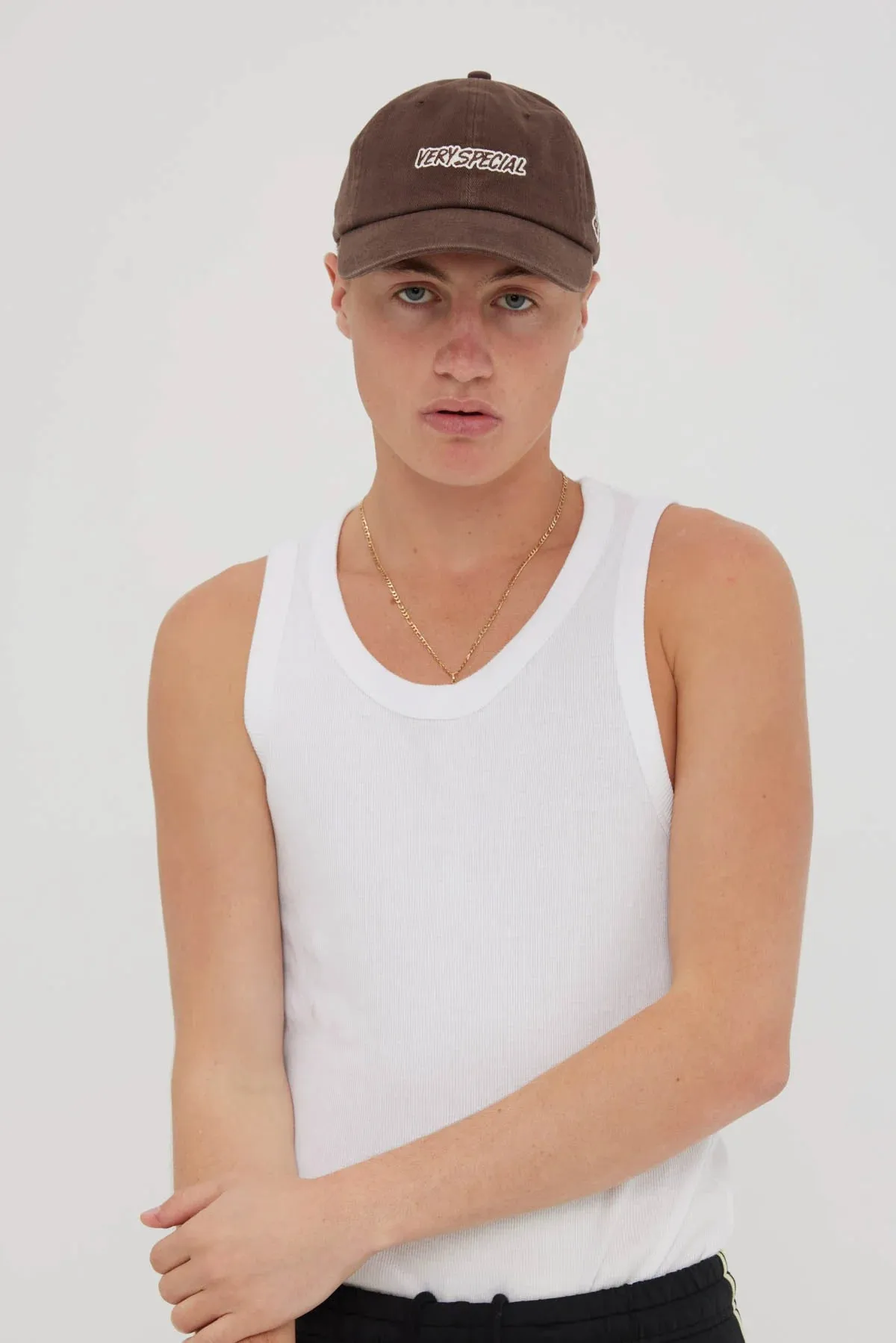 Spesh Motif Dad Cap Brown