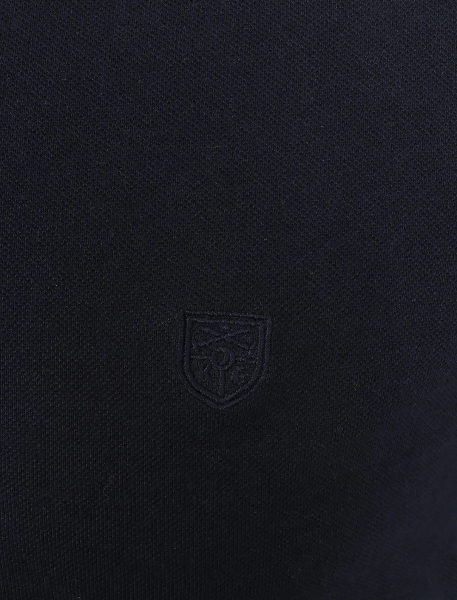 Stable Cotton Pique Polo Shirt with Tipping in Sky Captain Navy - Kensington Eastside