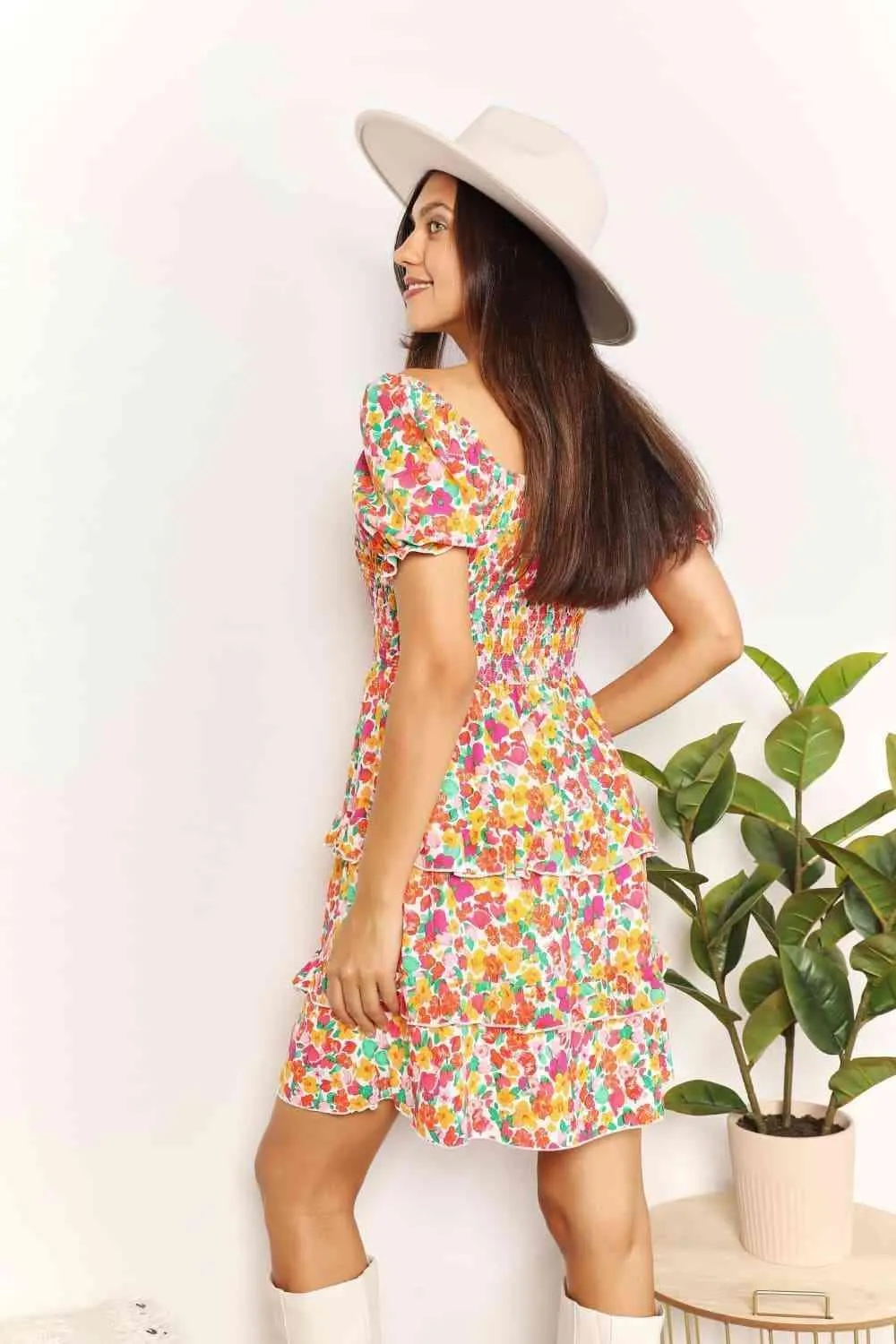 Sweet Summer Off The Shoulder Floral Mini Dress