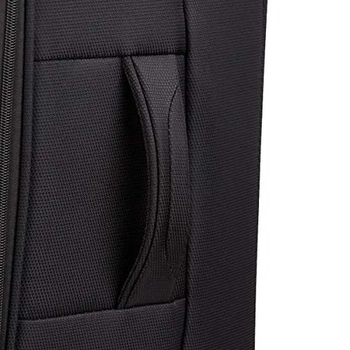 SwissGear 4010 Softside Luggage with Spinner Wheels, Black, Carry-On 18-Inch
