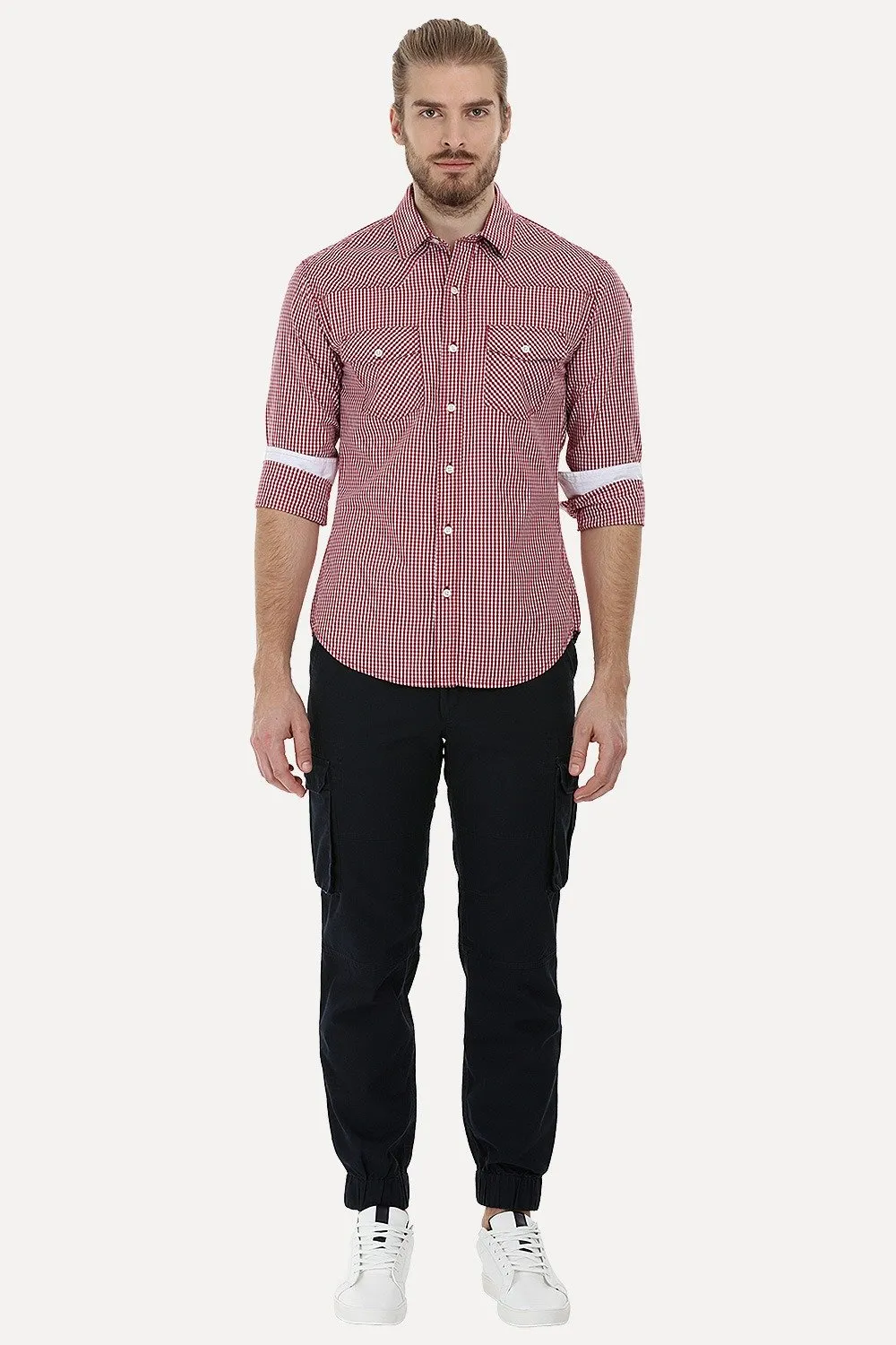 Twill Cuff Jogger Cargo Pants