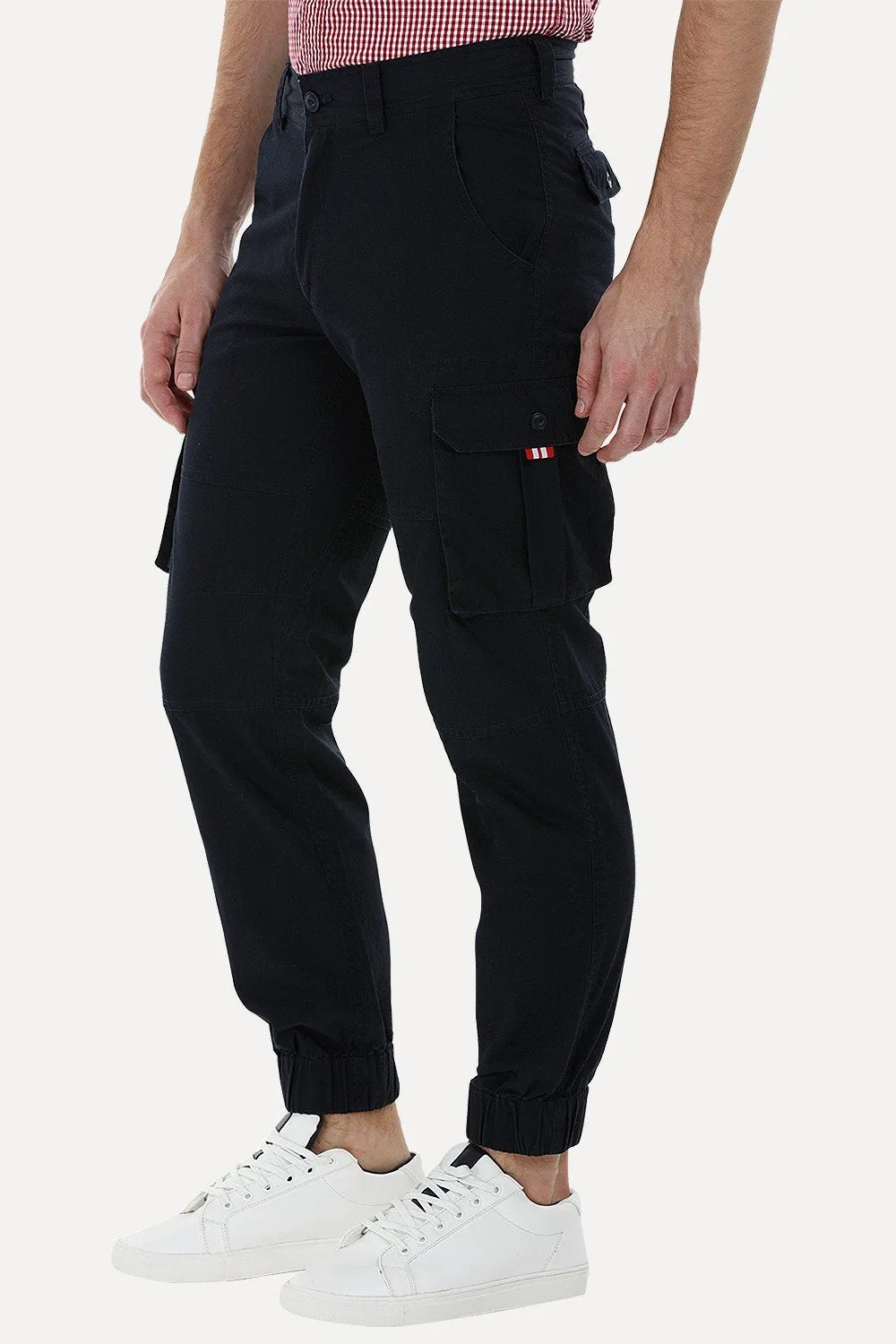 Twill Cuff Jogger Cargo Pants