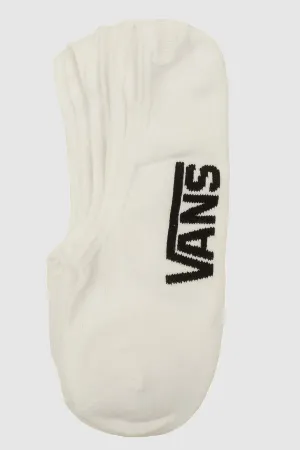 Vans Classic No Show Socks 3 Pack White. White