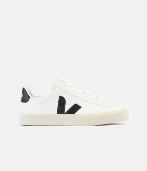Veja Womens Campo Chromefree Shoes - Extra White / Black