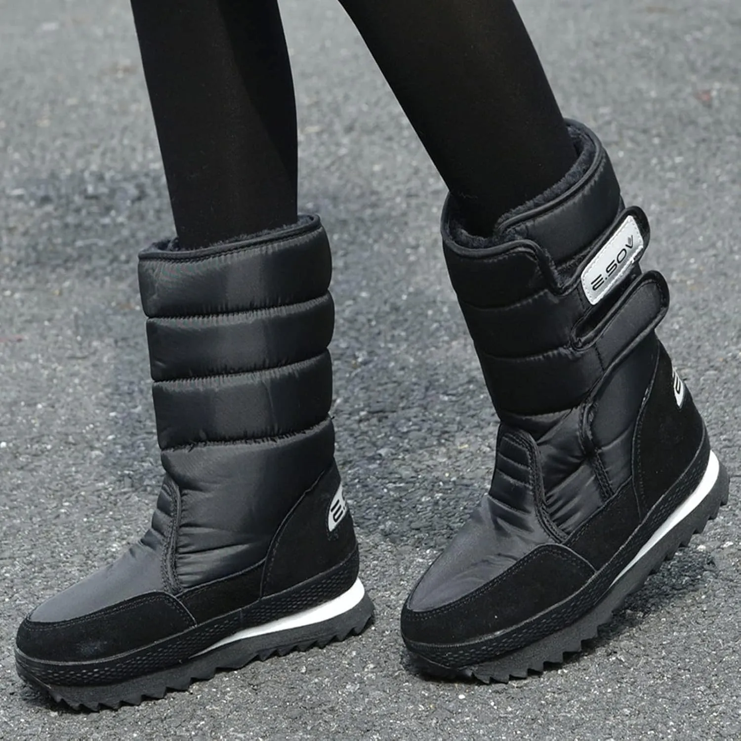 Winter Ankle Boots for Women Waterproof Snow Size 11 Lightweight Women Snow Boots Calf High Winter Boots Waterproof Insulated Zapatos Para Nieve De Mujer Botas De Invierno Para Mujeres