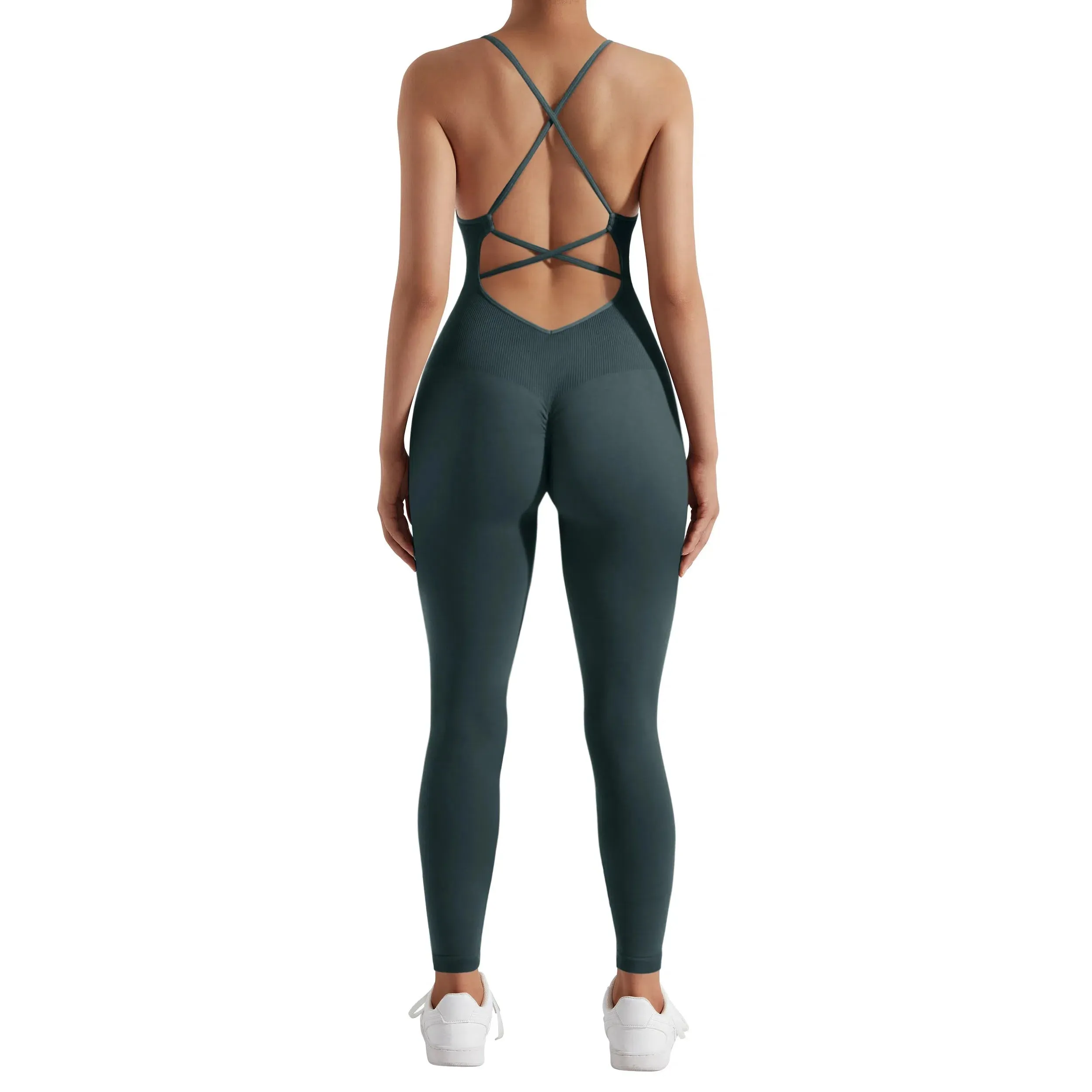 Women Jumpsuit Rompers Spring Summer Sleeveless Backless Bodycon