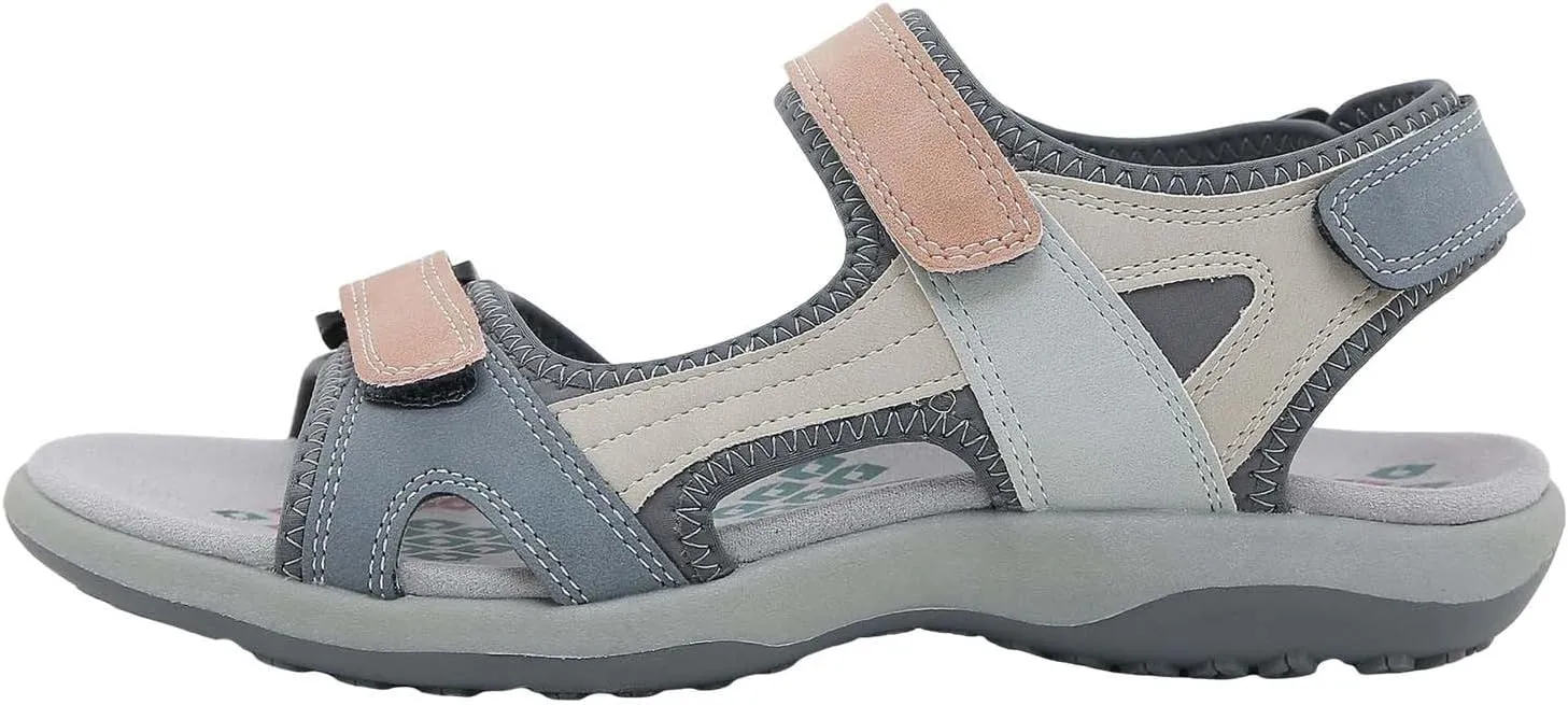 Womens Adjustable Flip Flops Arch Support Yoga Mat Cushion Summer Beach Walking Sandals Non Slip Casual Sport Water Friendly Shoes Orthopedic Shoes for Women