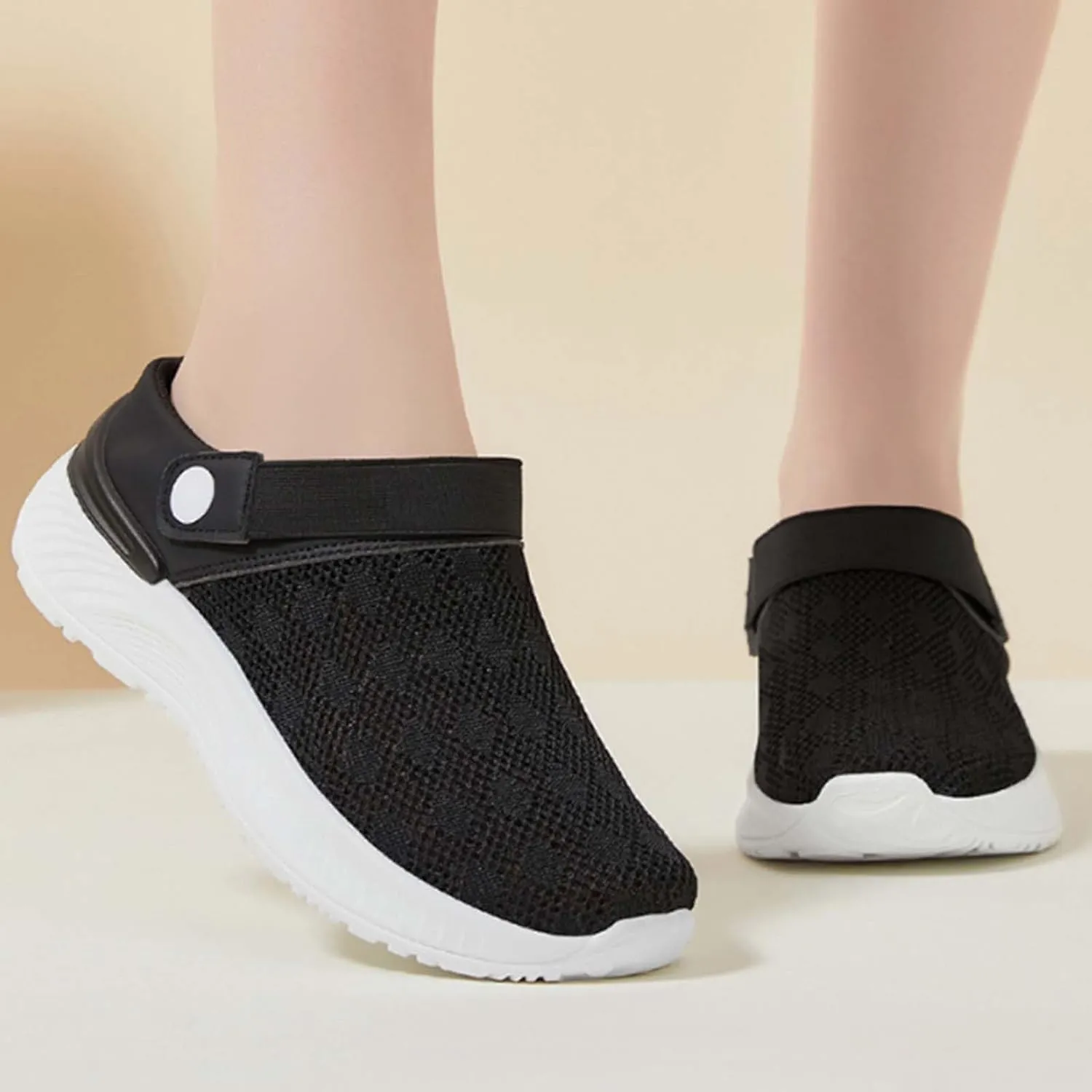 Women's Orthopedic Slip on Sandals Hollow Out Slides Arch Support Plantar Fasciitis Recovery Slippers Casual Shoes Breathable Walking Comfort Shoe Loafers Open Back Closed Toe Mules Clogs