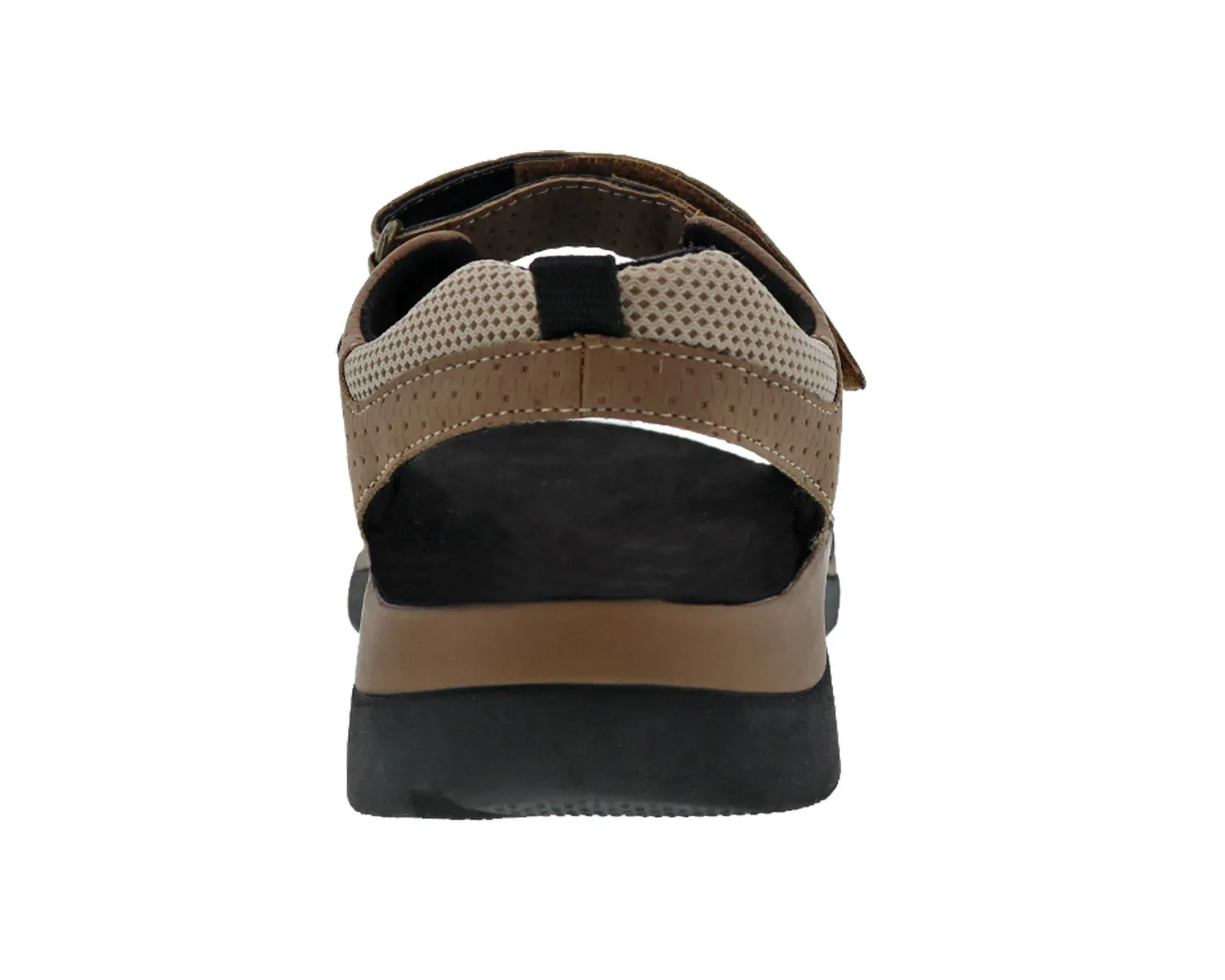 Women's Sophie Adjustable Walking Sandal DOUBLE WIDE in Brown