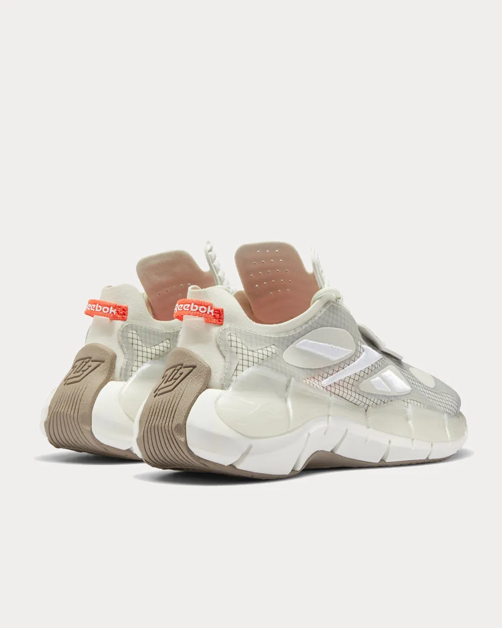 Zig Kinetica Surge II Morning Fog / Pure Grey 3 / Semi Orange Flare Low Top Sneakers
